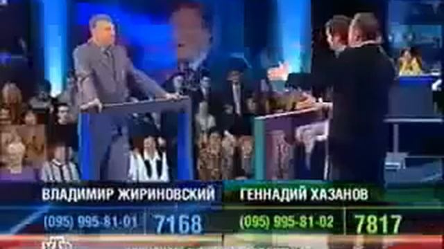 Жириновский и Хазанов у Соловьева  Поединок юмористов