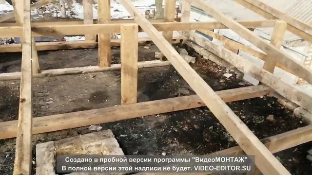 Крыша из дров часть первая1 смотреть онлайн