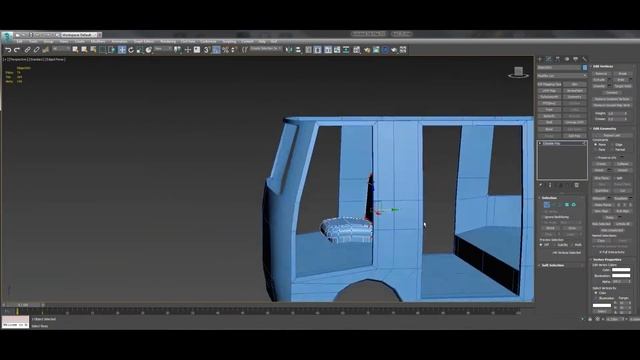3Ds Max modeling of the van cartoon.Render in Unreal Engine 4,моделирование микроавтобуса . смотреть онлайн