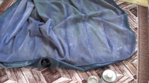 Как заклеить надувной матрас