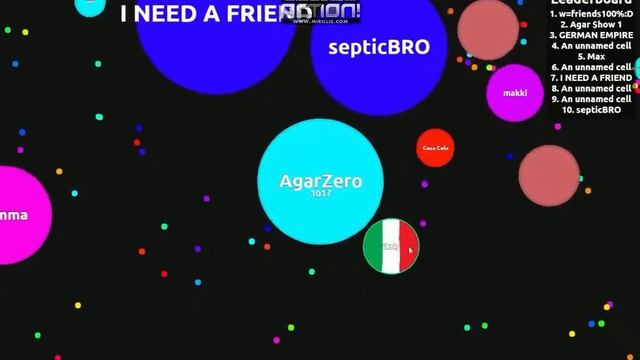 AgarZero GamePlay (Agar.İo) смотреть онлайн