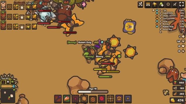 Taming.io - We Killed Boss With Rabbits In Taming Io