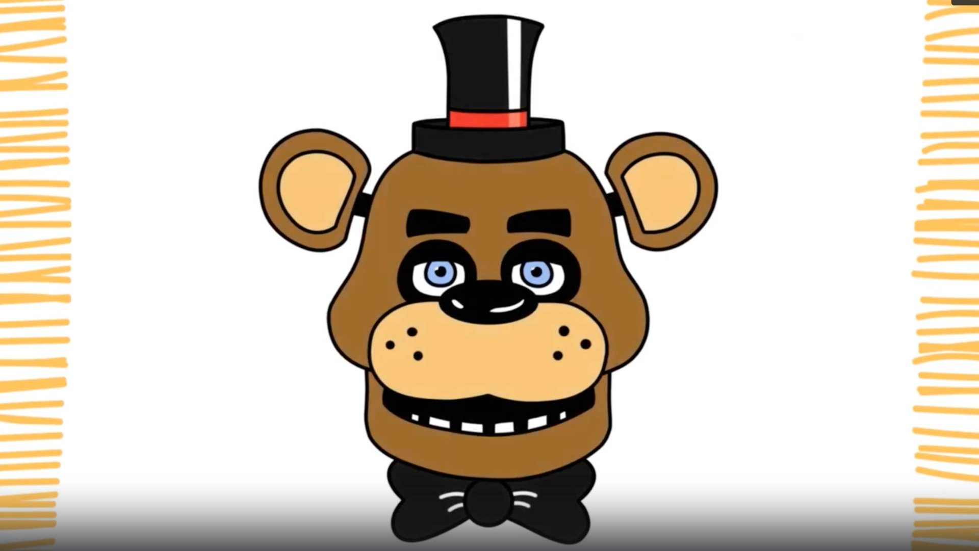 Как нарисовать ФРЕДДИ | FREDDY FIVE NIGHT AT FREDDY'S смотреть онлайн