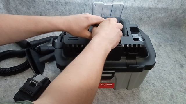 Пригодится каждому. Аккумуляторный пылесос ПУ-10/18В. с вентильным двигателем от компании Интерскол смотреть онлайн