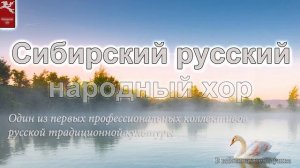 Сибирский русский народный хор - В камышах лебёдушка