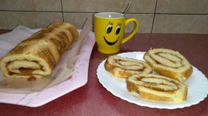 Бисквитный рулет с начинкой по ГОСТ СССР