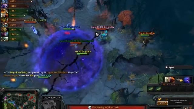 The Summit 5 Na'Vi vs Team Liquid обзор игры №1 [RU] смотреть онлайн
