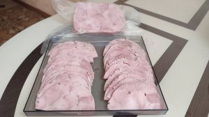 Ветчина в  мультиварке методом су-вид.