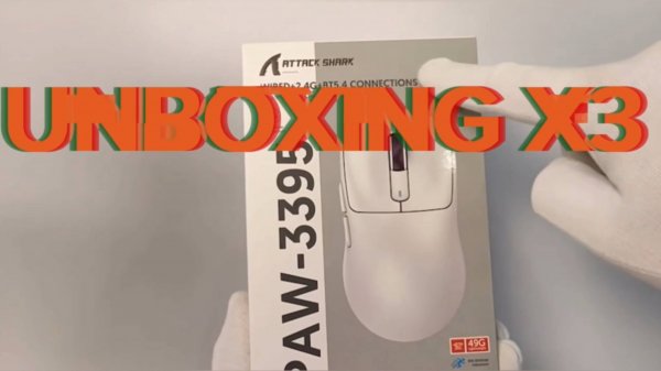 ATTACK SHARK X3 - UNBOXING ASMR ОБЗОР - ТО, ЧТО ВАМ НУЖНО УСЛЫШАТЬ И УВИДЕТЬ ПЕРЕД ПОКУПКОЙ! 🦈