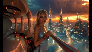 MRCY-лёгкая летняя ностальгическая песня / AI Art and Music-City Lights. Beautiful AI ART