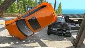 Аварии на скоростном автомобиле BeamNG Drive # 11