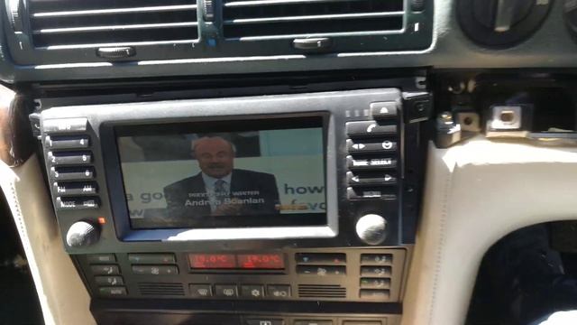 E38 BMW 740il - DIGITAL HYBRID TV IBUS tuner смотреть онлайн
