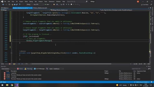 6. Process Texts for Alignment | Database Content Aligner WPF C# смотреть онлайн