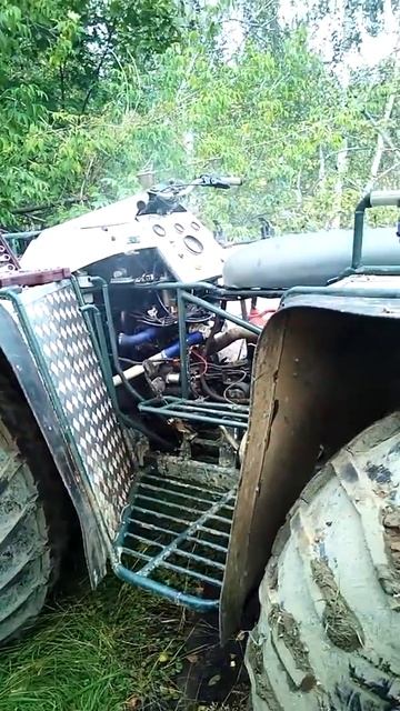 Вездеход Соромовский Ягдовозище на Ураган 1400х600, спасение утопающего, Завёл после купания смотреть онлайн