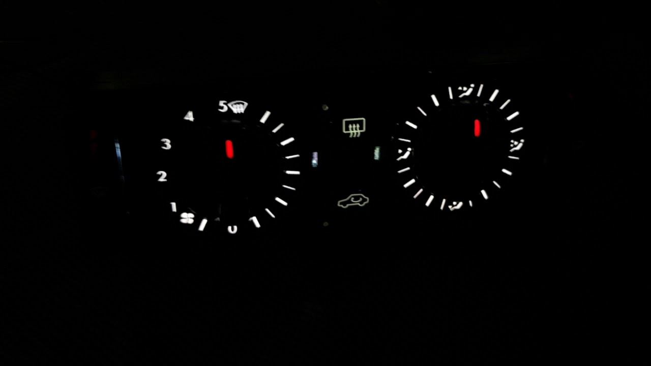 Блок климата Mercedes 210 климат-контроль подсветка светодиоды смотреть онлайн