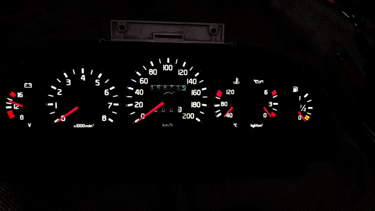 Панель приборов ГАЗ ВОЛГА ГАЗЕЛЬ подсветка светодиодами на модулях смотреть онлайн