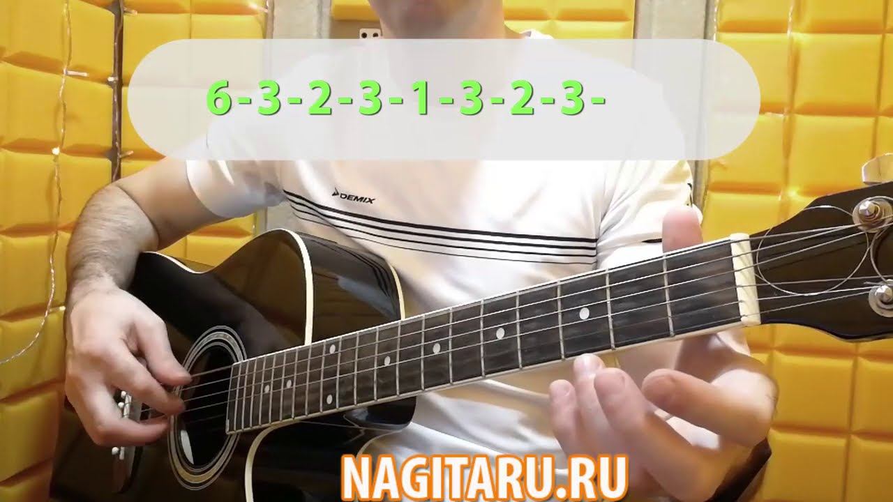 Разбор вступления песни "А РЕКА ТЕЧЕТ", на гитаре смотреть онлайн