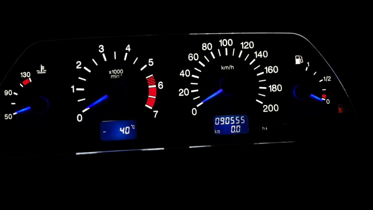 Пересвет щитка ВАЗ с плавным розжигом и тестом стрелок смотреть онлайн