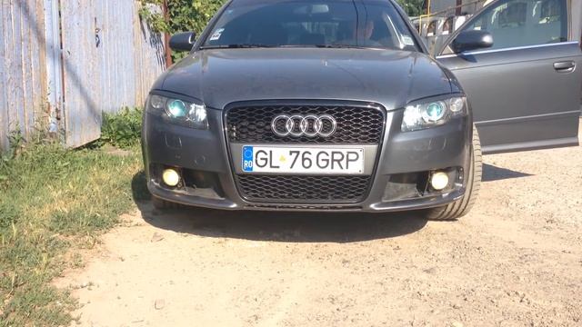 Retrofit headlights Audi A4 B7 with Morimoto mini Bi-xenon H1from halogen headlights смотреть онлайн