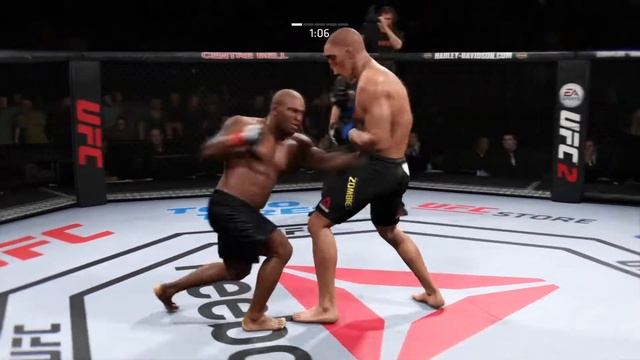 Ghastly Zombie vs. Mike Tyson - EA Sports UFC 2 - Rematch - Crazy UFC 👊🤪
