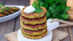 🔥 Постные оладьи из кабачков — простой рецепт без яиц! Идеально для поста и не только