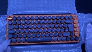 Unboxing Logitech POP Keys Mechanical Wireless Keyboard (Blast/Yellow) - ASMR (Sound Test)