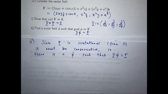 Curl, grad and line integral examples смотреть онлайн