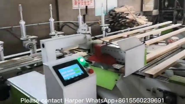 Automatic feeding system for Wood Planer Saw Machine смотреть онлайн