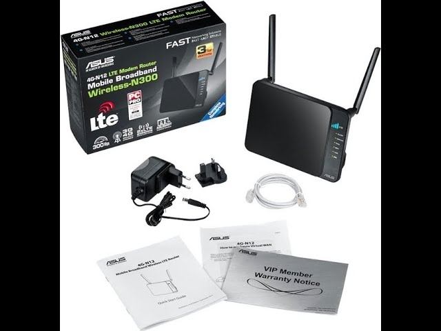 Настройка роутера ASUS 4G N12
