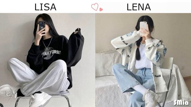 LISA or LENA 💝 Clothes Fashion outfits 🎀 Korean style #14 смотреть онлайн