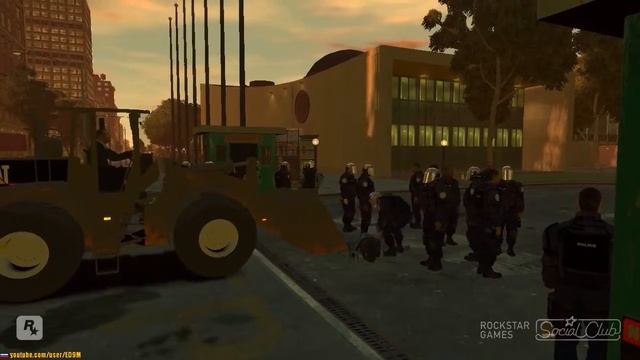 GTA 4 - Майдан - Штурм полицейского департамента 🚓 смотреть онлайн