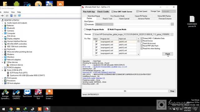 Redmi 9T lime Flash edl without authorize Umt! смотреть онлайн