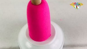 Кинетический песок - играем вместе детишками дома