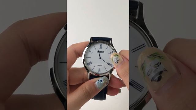 SEIKO 精工錶 Solar 極簡輕時尚太陽能皮革腕錶/藍x白面 SUP857P1 смотреть онлайн