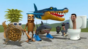 СКИБИДИ ТУАЛЕТЫ ПРОТИВ ITALIAN MEMES BOMBARDINO CORCODILO, TRALALERO TRALALA И TUNG TUNG TUNG SAHUR!