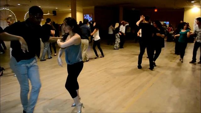 Eric & Jocelyn Jones Santana Social Dance at Mr. Mambo's Salsa Social смотреть онлайн