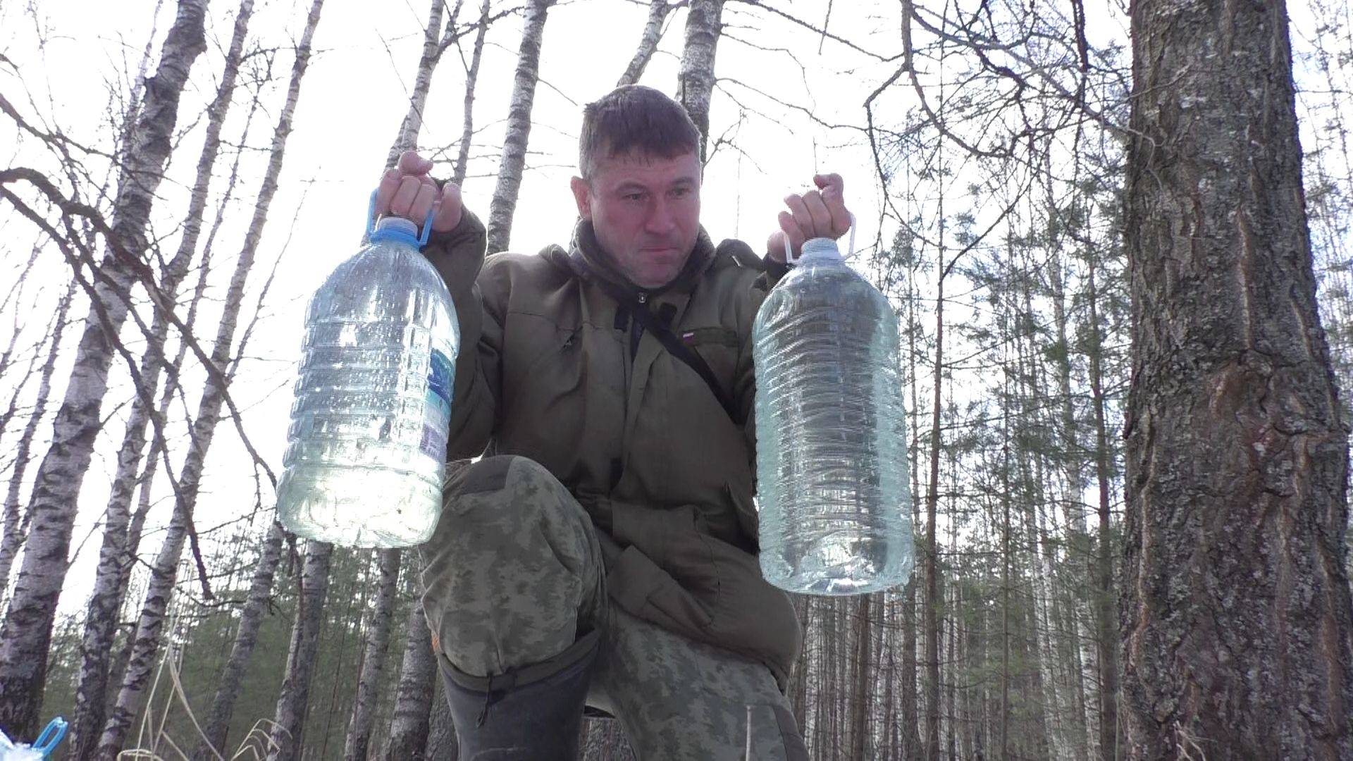 БЕРЁЗОВЫЙ СОК КАК ИЗ ПОД КРАНА! СНЕГ И ЗЕЛЕНЬ! БАБУШКА ОЦЕНИЛА! смотреть онлайн