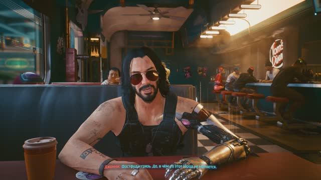 Cyberpunk 2077 Пуля в голову, явление Джонни Сильверхенда, приговор. №9 смотреть онлайн