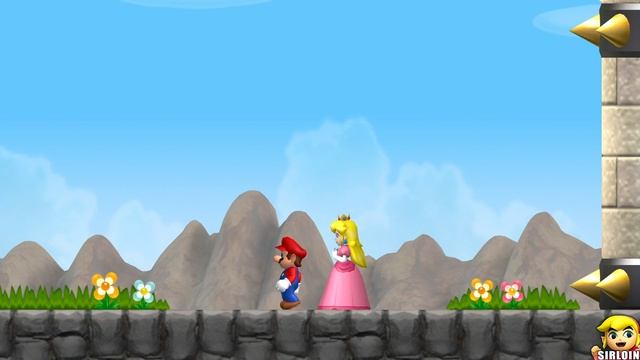 New Super Mario Bros. Wii - Evil Crash Bandicoot Fight in the first Level смотреть онлайн