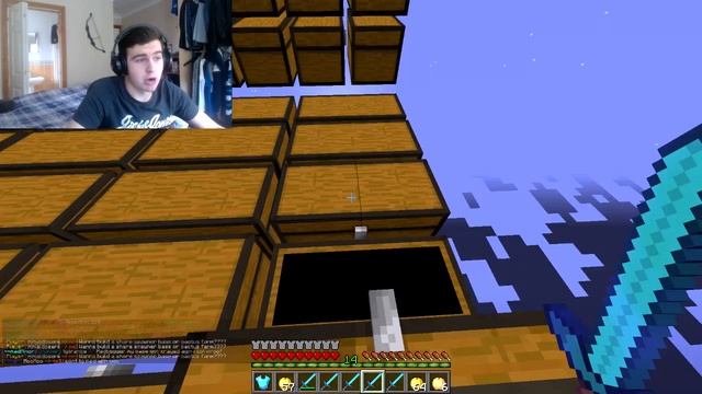 Minecraft Raiding #157 - Rich Sky Vault! (Lemon Challenge!) смотреть онлайн