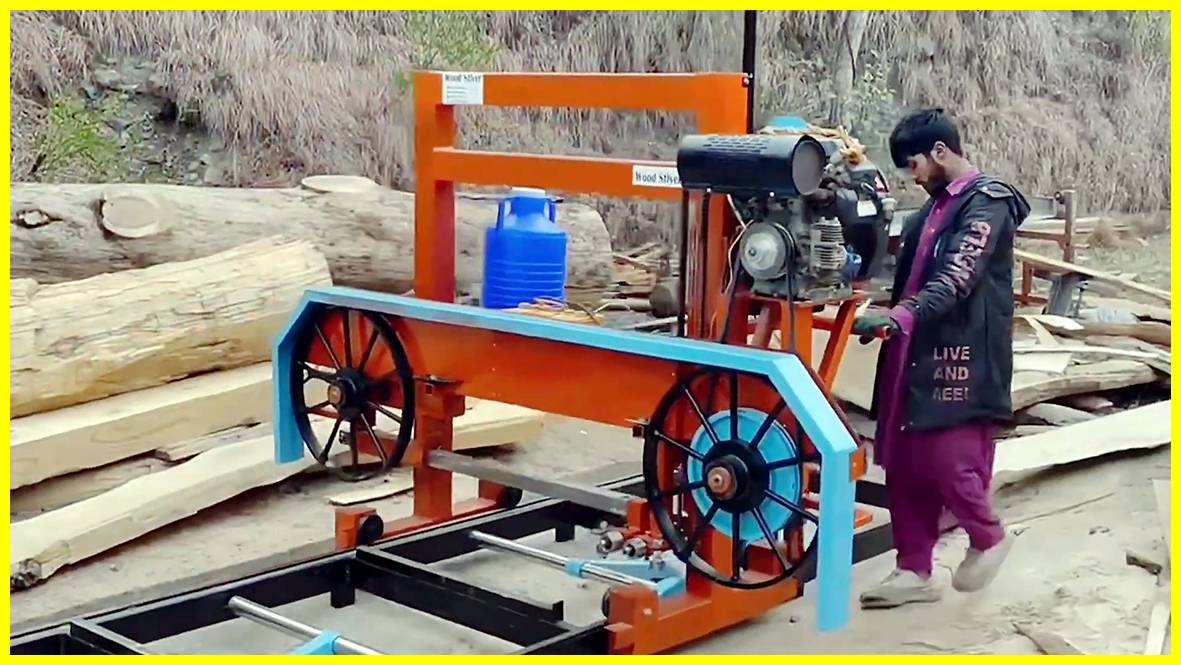 Изготовление пилорамы, как это делают в Пакистане! смотреть онлайн