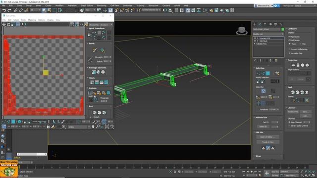 3ds max 2019 Unwrap Crash Solved смотреть онлайн