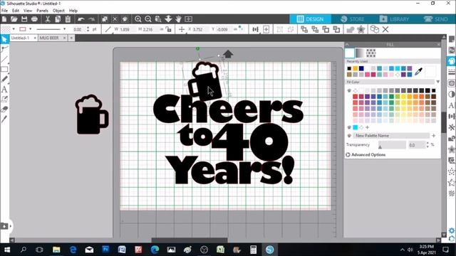 CHEERS CAKE TOPPER DESIGN I CAKE TOPPER DESIGN I SILHOUETTE STUDIO смотреть онлайн