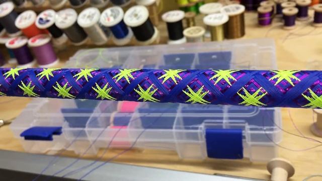 SharkBound neon green/metallic purple/blue 4-axis spider wrap смотреть онлайн
