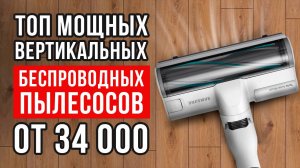 Самые мощные вертикальные беспроводные пылесосы от 34 000 рублей. Какой беспроводной пылесос купить