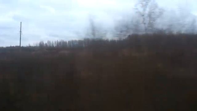 Кириши - пл.55 км из окна ЭТ2М-109 смотреть онлайн