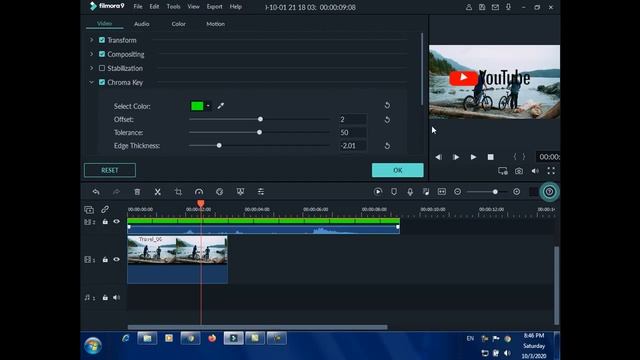 WONDERSHARE FILMORA 9 HOW TO USE GREEN SCREEN | COMPLETE VIDEO EDITING COURSE IN PASHTO смотреть онлайн