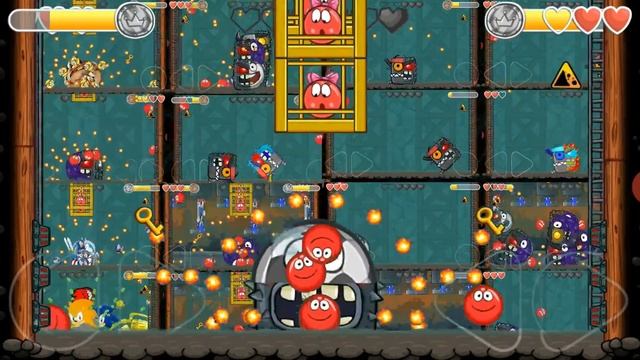 Red Ball 4 Mixed Fused Face Boss Fights with Tomato Ball Boss Fight. смотреть онлайн