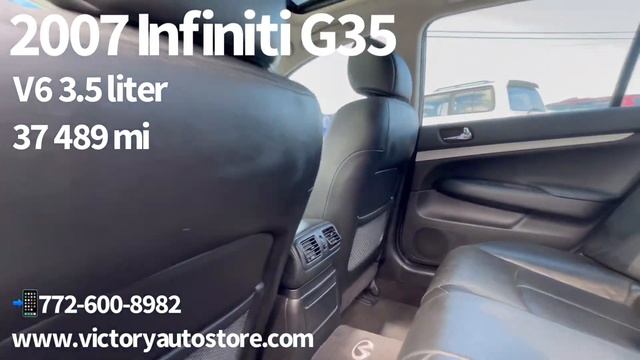 2007 INFINITI G35 4d Sedan V6 3.5 L 37,489mi for sale in Stuart, FL 772-600-8982 смотреть онлайн
