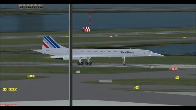 FSX - Air France Concorde смотреть онлайн